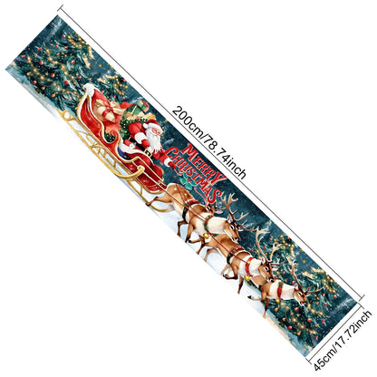Frohe Weihnachten Banner – Weihnachtsfeier-Dekoration, Kinderfavorit , Weihnachtsmann Motiv, Navidad Natal, Neujahrs-Geschenk