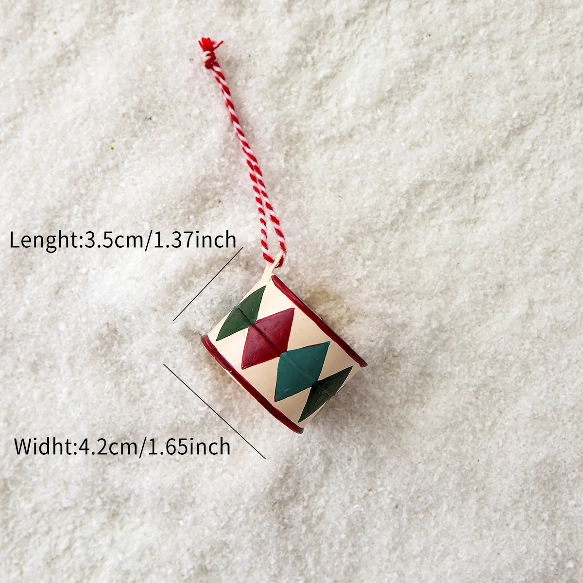 Weihnachtsdekoration, kleiner Anhänger, Soldat, Weihnachtsmann, doppelseitiges Eisenblech, Eisenkunst, Weihnachtsdekoration, Anhänger