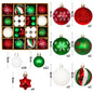 44Pcs 3/6CM Weihnachten Ball – Weihnachtsbaum Dekoration Ornamente für Wohnkultur, Halloween, Neujahr, Navidad Anhänger & Ball Zubehör