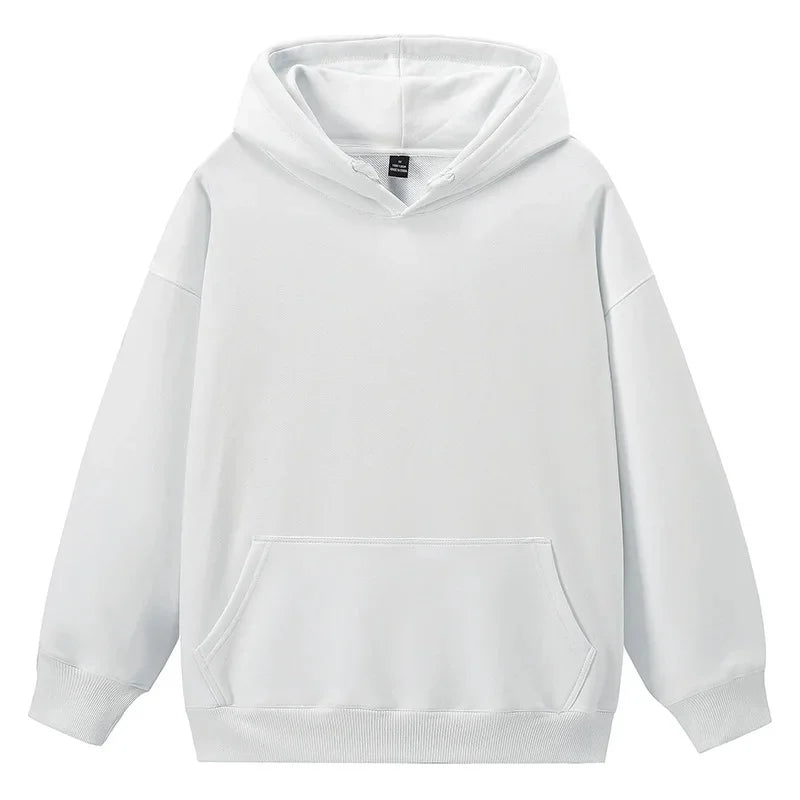 Loose Fit Hoodie Sweatshirt 45 Cotton Couples Matching Unisex Autumn Colors for Men And Women Restaurant Casual Wear