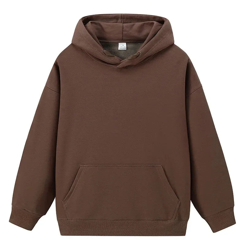Loose Fit Hoodie Sweatshirt 45 Cotton Couples Matching Unisex Autumn Colors for Men And Women Restaurant Casual Wear