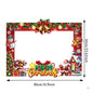 Weihnachten Party Foto-Booth Requisiten Rahmen – Lustige Papierbrillen & Party-Deko für Kinder und Erwachsene
