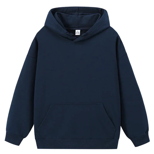 Loose Fit Hoodie Sweatshirt 45 Cotton Couples Matching Unisex Autumn Colors for Men And Women Restaurant Casual Wear