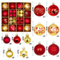 44Pcs 3/6CM Weihnachten Ball – Weihnachtsbaum Dekoration Ornamente für Wohnkultur, Halloween, Neujahr, Navidad Anhänger & Ball Zubehör