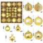 44Pcs 3/6CM Weihnachten Ball – Weihnachtsbaum Dekoration Ornamente für Wohnkultur, Halloween, Neujahr, Navidad Anhänger & Ball Zubehör
