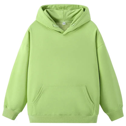 Loose Fit Hoodie Sweatshirt 45 Cotton Couples Matching Unisex Autumn Colors for Men And Women Restaurant Casual Wear