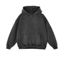 Heavyweight High Street Washed 520G Hooded Sweatshirt Vintage Dark Loose Oversized Unisex Hoodie