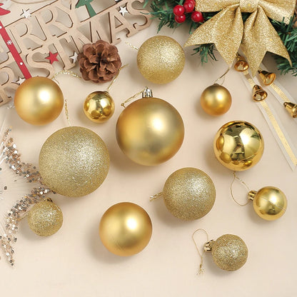 24/30 Stück 6CM Weihnachten Kugeln Dekoration – Weihnachtsbaum Ornamente Ball Anhänger für Haus & Zimmer Dekor  Neujahr Navidad