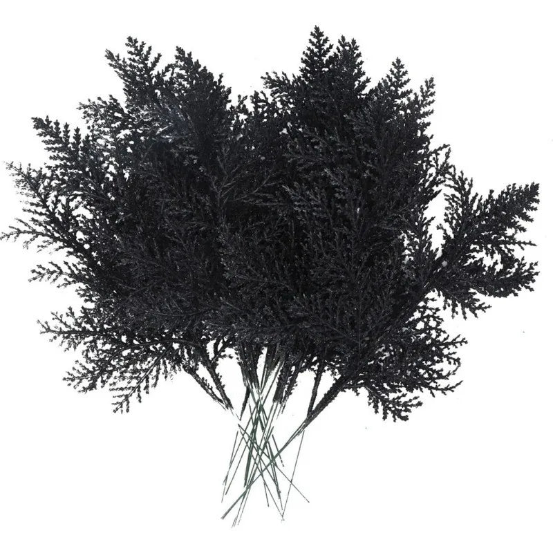 5/10 Stück rosa Glitzer künstliche Beeren Stielstrauß Kiefer Weihnachtsdekoration Picks für Weihnachtsbaumschmuck DIY Kranz Girlande