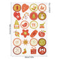 1/3/5 Blatt Weihnachten Adventskalender Aufkleber – Weihnachtscountdown Geschenkverpackung Etiketten, Frohe Weihnachten Party Dekoration, Neujahr