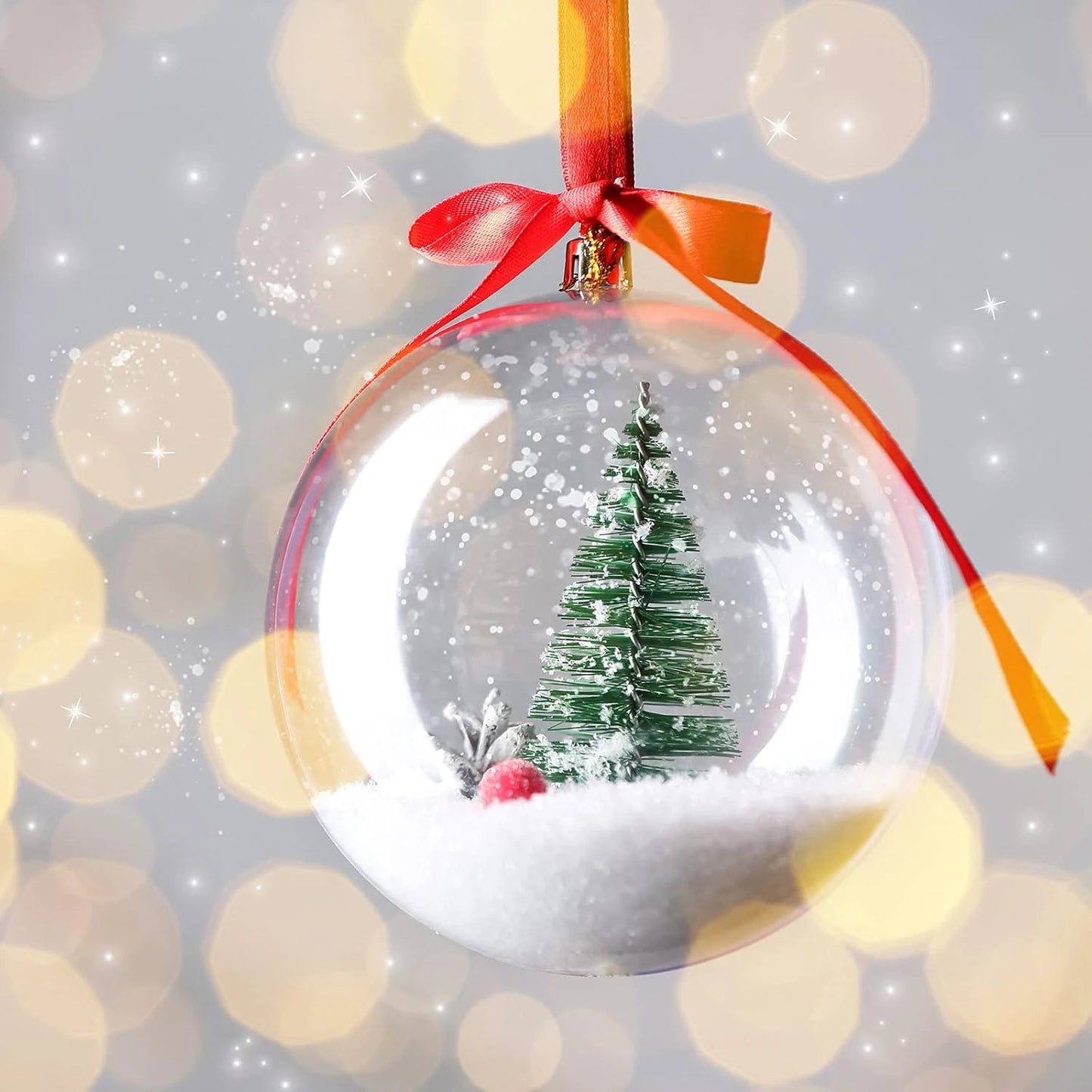 5/500 Stück Mini Weihnachtsbaum – Kleine Künstliche Tannenbaum-Ornamente aus Sisal mit Holzsockel für Weihnachts- & Partydekoration