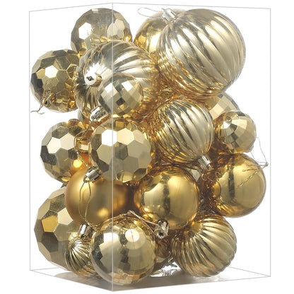 24/30 Stück 6CM Weihnachten Kugeln Dekoration – Weihnachtsbaum Ornamente Ball Anhänger für Haus & Zimmer Dekor  Neujahr Navidad