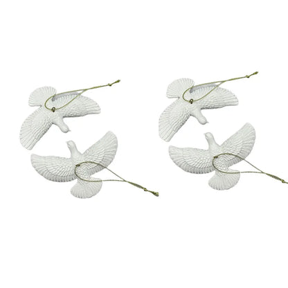 1/2/4 Weihnachtsdekorationen im Taubenstil – Freundschaftstauben – Kreative Dekorationen für Weihnachtsfeiern und Veranstaltungsorte