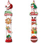 Frohe Weihnachten Hängen Tür Banner Santa Claus Schneemann Couplet Weihnachten Dekorationen Für Home Weihnachten Geschenke Navidad Neue Jahr noel