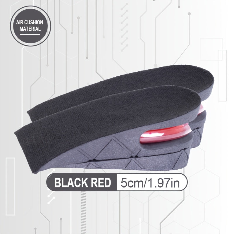 Unisex Einlegesohlen mit Luftpolster – Abnehmbare Höhensteigerung, Stoßdämpfung & Komfort für Sport und Alltag