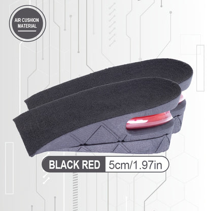 Unisex Einlegesohlen mit Luftpolster – Abnehmbare Höhensteigerung, Stoßdämpfung & Komfort für Sport und Alltag