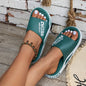 Damen Slip-On Zehentrenner – Weiße Sommer-Flip-Flops mit Rutschfester Gummisohle & Gepolsterter Innensohle, Leichte Strand- und Pool Sandalen